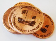 На медалях из бронзы, гравировка с двух сторон