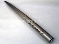 Подарочная надпись на металлической ручке