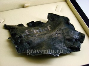 На осколке метеорита