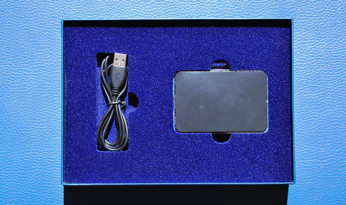 Флокированная подарочная упаковка внешних аккумуляторов для сотрудников фирмы